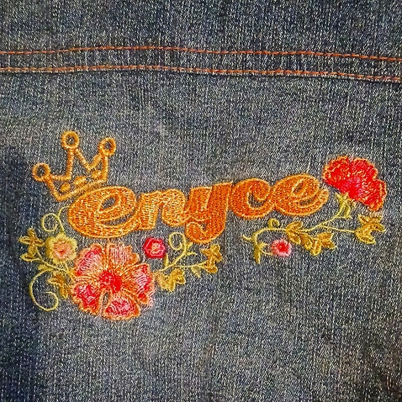 《ENYCE》 Embroidered Jean Jacket •Size 18 mths •NWOT• - Picture 3 of 4